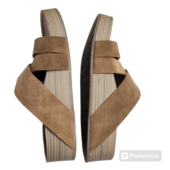 Blowfish | Malibu Flatform Platform Strappy Beige Slip On Sandals 7 - Picture 6 of 11